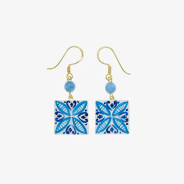 Mini light blue majolica