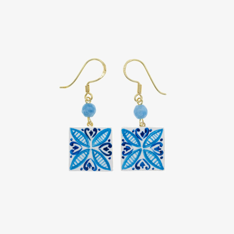 Mini light blue majolica