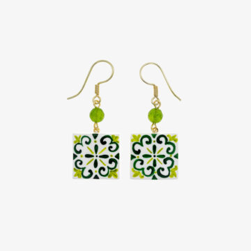 Mini acid green majolica