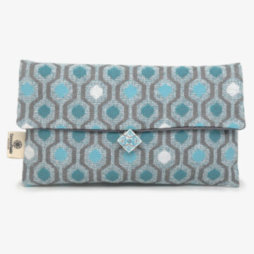 Pochette esagoni turchesi