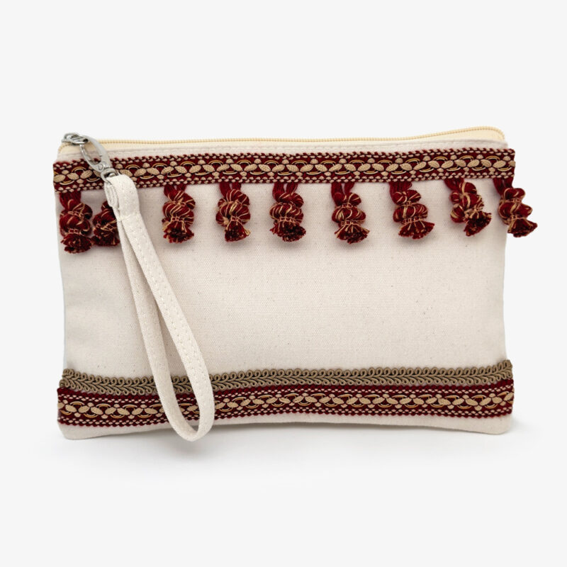 Pochette stile coffa_bordeaux
