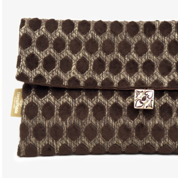 Pochette esagoni marroni - immagine 3