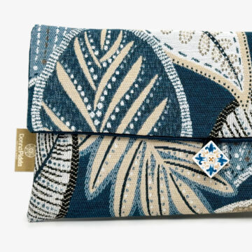 Pochette foglie blu - immagine 4