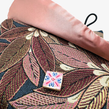 Pochette foglie rosa - immagine 3