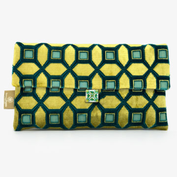 Pochette riquadri verdi