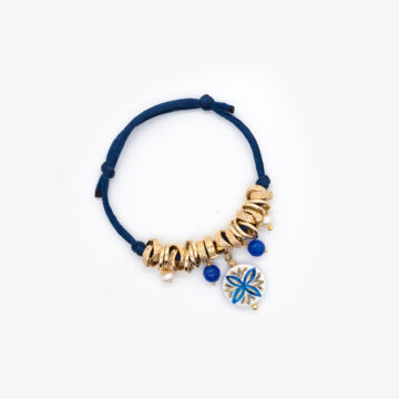 Bracciale coda di topo blu