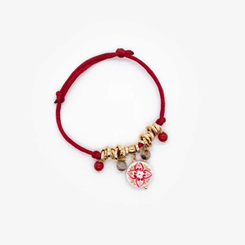 Bracciale coda di topo rosso