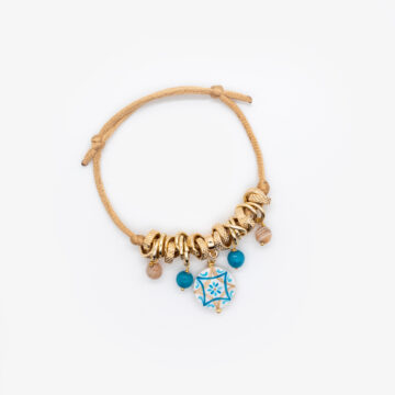 Bracciale coda di topo beige