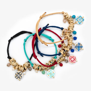 Bracciale coda di topo nero - immagine 3