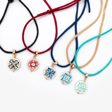 Collana coda di topo blu - immagine 3